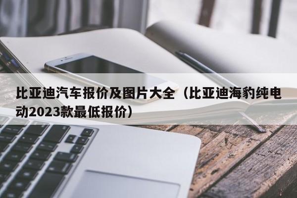 比亚迪汽车报价及图片大全（比亚迪海豹纯电动2023款最低报价）