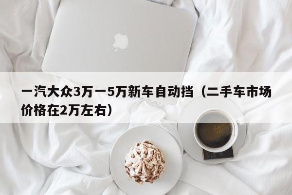 一汽大众3万一5万新车自动挡（二手车市场价格在2万左右）