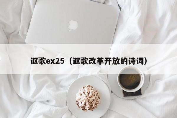 讴歌ex25（讴歌改革开放的诗词）